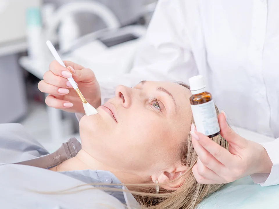 Medium depth chemical peel treatment results